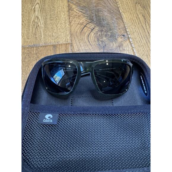 Costa Del Mar King Tide 8 Sunglasses Black/GREEN MIRROR 06S9111 580 Polarized - Picture 5 of 7